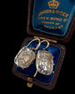 GEORGIAN CLEAR PASTE EARRINGS