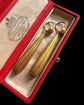 GEORGIAN HIGH CARAT GOLD TORPEDO EARRINGS