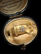 VICTORIAN DIAMOND & 18CT GOLD BUCKLE RING