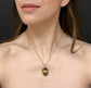 18TH CENTURY EGYPTIAN JASPER & AGATE EGG PENDANT