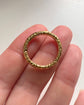 GEORGIAN 15CT GOLD CHUNKY SPLIT RING