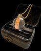 ANTIQUE ROCK CRYSTAL & 9CT GOLD SPHERE LOCKET
