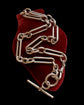 VICTORIAN SILVER PAPERCLIP ALBERT CHAIN