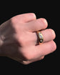 ANTIQUE THREE STONE DIAMOND & 18CT GOLD RING