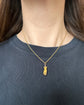 EARLY 19TH CENTURY 15CT GOLD HAND PENDANT