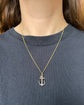 VICTORIAN PLATINUM & GOLD ANCHOR PENDANT