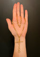 VICTORIAN 15CT GOLD PAPERCLIP LINK ALBERT CHAIN