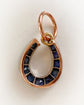 ANTIQUE NATURAL SAPPHIRE HORSESHOE PENDANT