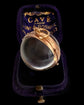 VICTORIAN ROCK CRYSTAL & 15CT GOLD POOL OF LIGHT SPHERE PENDANT