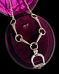 VINTAGE SILVER HORSE BIT & STIRRUP NECKLACE