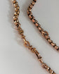 A PAIR OF 18CT GOLD CHUNKY ANTIQUE TWIST DOGCLIPS