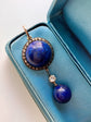 VICTORIAN LAPIS LAZULI & DIAMOND PENDANT