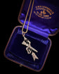 VICTORIAN DIAMOND ARROW & QUIVER PENDANT