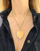 LARGE ANTIQUE 15CT GOLD HEART LOCKET