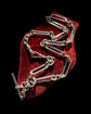 VICTORIAN CHUNKY SILVER PAPERCLIP CHAIN WITH REMOVABLE T-BAR
