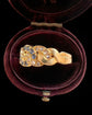 ANTIQUE DIAMOND & SAPPHIRE 18CT GOLD CHAIN RING