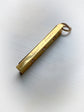VICTORIAN 15CT GOLD & DIAMOND INGOT PENDANT