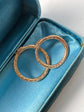 GEORGIAN 15CT GOLD OUROBOROS SPLIT RING
