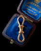 VICTORIAN 9CT GOLD DOUBLE DOG CLIP