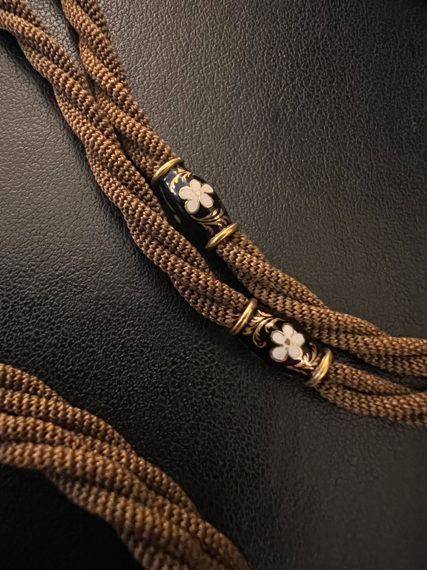 Victorian hair necklace Clearance