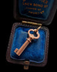 ANTIQUE MINI 9CT GOLD KEY PENDANT