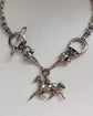 SILVER EQUESTRIAN NECKLACE