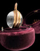 VICTORIAN ROCK CRYSTAL & 15CT GOLD POOL OF LIGHT SPHERE PENDANT