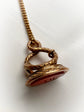 19TH CENTURY SNAKE FOB PENDANT