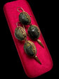 VICTORIAN DOUBLE SCARAB BEETLE EARRINGS