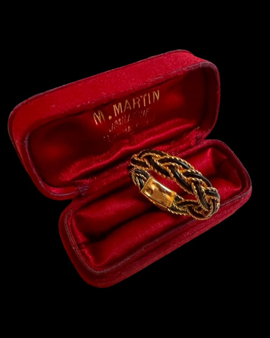 VICTORIAN ELEPHANT HAIR RING