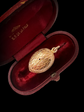 VICTORIAN 18CT GOLD WALNUT VINAIGRETTE PENDANT