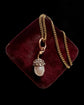 VICTORIAN DIAMOND & PEARL ACORN PENDANT