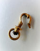 19TH CENTURY FRENCH 18CT GOLD MINI TWIST DOG CLIP