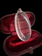 VICTORIAN ROCK CRYSTAL LOZENGE PENDANT