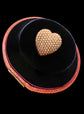 VICTORIAN PEARL PAVÉ HEART BROOCH