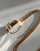 VICTORIAN ROCK CRYSTAL & 9CT GOLD ‘POOL OF LIGHT’ / ORB PENDANT