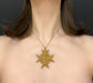 EARLY 19TH CENTURY FILIGREE MALTESE CROSS PENDANT