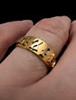 VICTORIAN 18CT GOLD MIZPAH RING