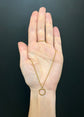 ANTIQUE 18CT GOLD GEOMETRIC BOLT RING
