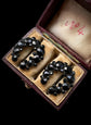 19TH CENTURY FRENCH JET HORSESHOE EARRINGS