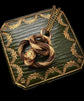 VICTORIAN HIGH CARAT GOLD & HAIR SNAKE PENDANT
