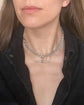 A SUPER CHUNKY ANTIQUE SILVER CURB CHAIN