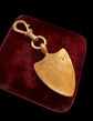 VICTORIAN GOLDSTONE SHIELD PENDANT