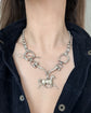 SILVER EQUESTRIAN NECKLACE