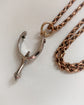ANTIQUE PLATINUM SPUR PENDANT