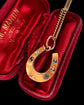 ANTIQUE DIAMOND & SAPPHIRE HORSESHOE PENDANT