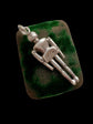VICTORIAN SILVER PEG DOLL PENDANT
