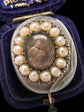 GEORGIAN AGATE MOURNING PIN