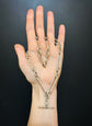 ANTIQUE SUPER CHUNKY SILVER PAPERCLIP ALBERT CHAIN