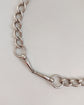 ANTIQUE SILVER HORSE SNAFFLE BIT CHAIN